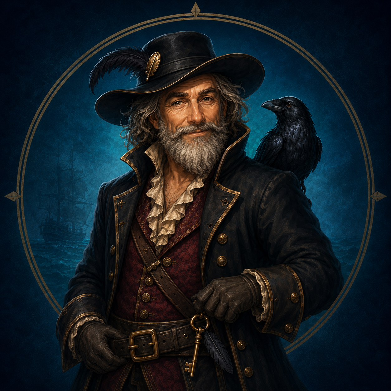 The Raven Keeper, Keeper of the ravens aboard the Sea Raven
