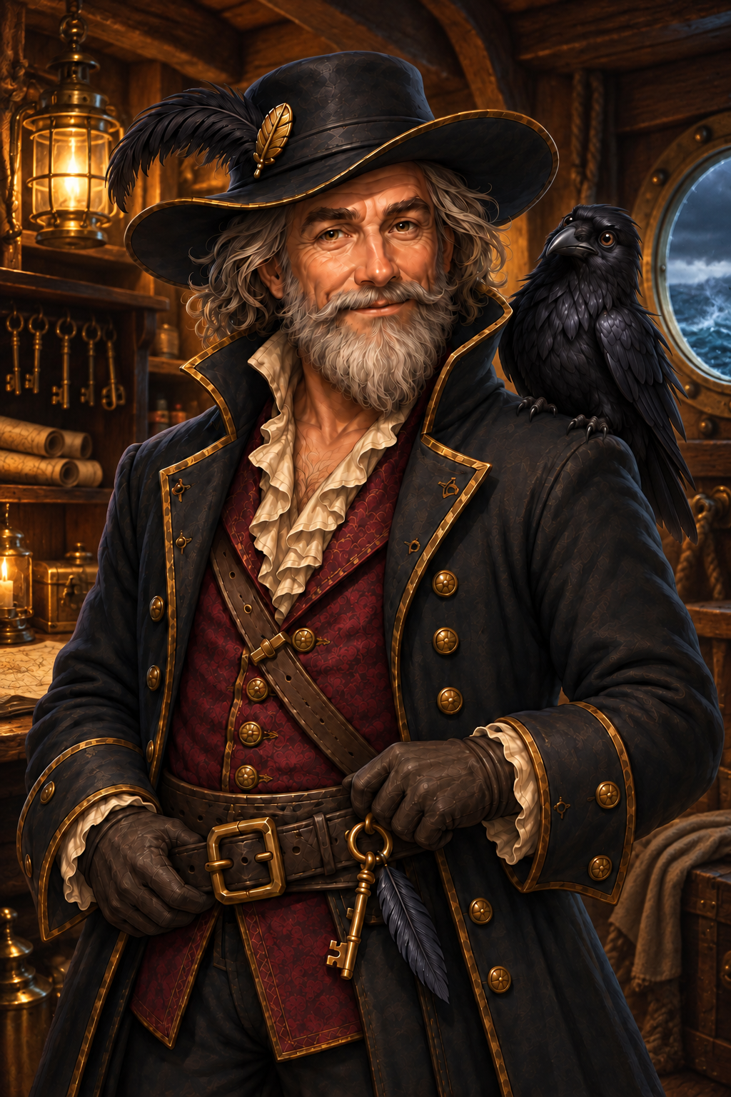 Raven Master, Master of the ravens aboard the Sea Raven